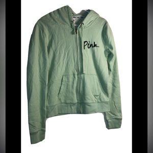pink victoria secret size medium mint color jacket